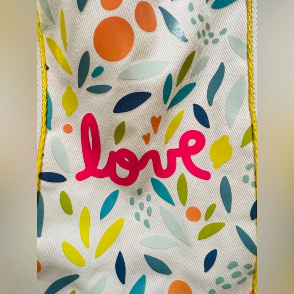 Colorful Love Print Tote Bag - Picture 5 of 7